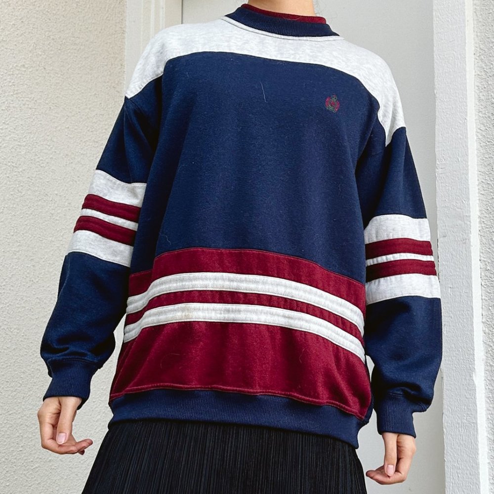Men's Bugle Boy Preppy Stripe Sweater